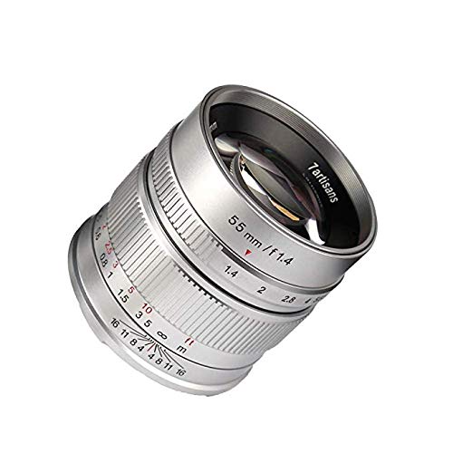 7artisans 55mm F1.4 APS-C Manual Fixed Lens for M4/3 Mount Cameras Panasonic G1 G2 G3 G4 G5 G6 G7 G8