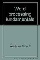 Word processing fundamentals 0064537226 Book Cover