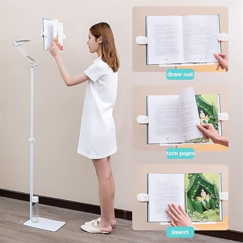 Support de lecture au sol haut de gamme stable avec pupitre articulé - 3