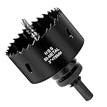 Flintronic 76mm Hole Saw, HSS Bi-Metal Hole Cutter, Hole Saw Drill Bit for Soft Metal, Wood, Plasterboard, Ceiling Board, PVC Board and Plastic for Cutting Circular Holes