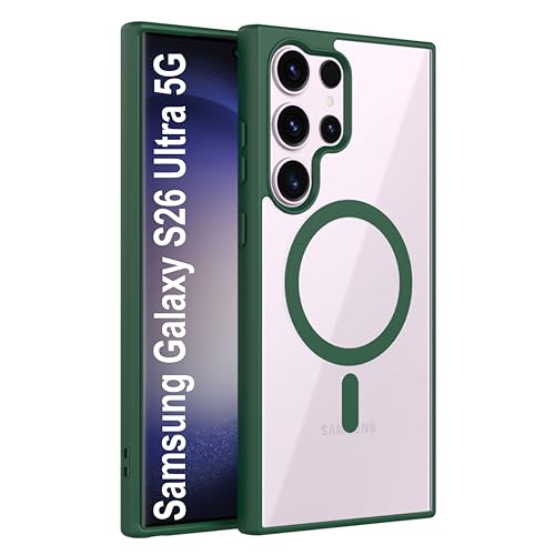 Image of Zapcase Back Case Cover for Samsung Galaxy S26 Ultra 5G | Compatible for Samsung Galaxy S26 Ultra 5G Back Cover | Scratch-Resistant Back Cover | Forest Green