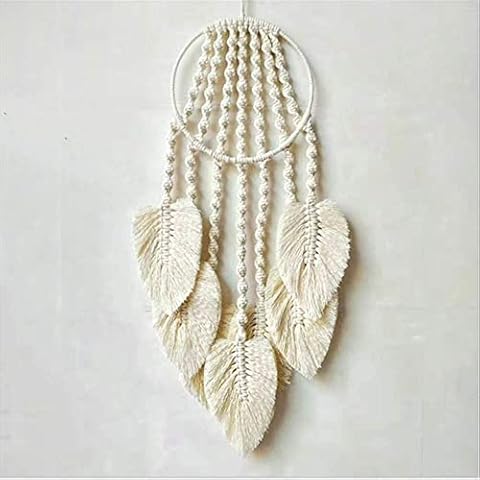 Nother AMIPOS - Atrapasueños de algodón tejido de macramé con borla de plumas Cover