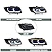 letsdate Headlights for BMW E90/E91 LCI 2009-2012, Projector Headlights for BMW 3-Series, Headlights for BMW 328i 335i 4dr Sedan with Sequential Turn Signal, Plug & Play (09-12 Halogen Ver)