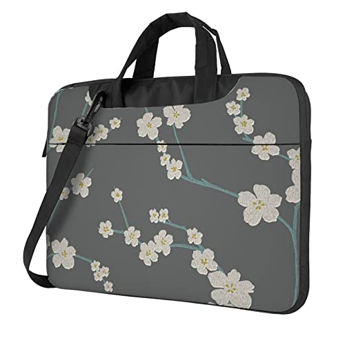 Sac ordinateur fleurs de cerisier idéal pour le bureau et le télétravail
