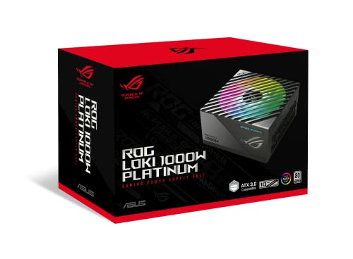 Image of ASUS ROG Loki SFX-L 1000W Platinum (Fully Modular Power Supply, 80+ Platinum, 120mm PWM ARGB Fan, Aura Sync, ATX 3.0 Compatible, PCIe 5.0 Ready, 10 Year Warranty)