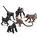 Imagen de JOKFEICE 6 figuras de mono pequeño