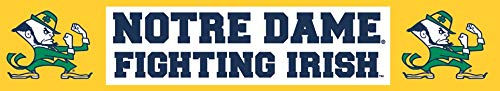 12 Inch Notre Dame Fighting Irish Decal University of Notre Dame ND Logo Removable Wall Sticker Art NCAA Home Room Decor 12 1/2 by 2 Inches