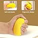 Finger Grip Ball, Hand Exerciser Grip Strengthener,Stroke Rehab Equipment,Stress Balls for Adults, Finger Gripper Strengthening Exercise for Hand(Yellow)