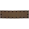 VHC Brands Black Star Cotton 13×48 Woven Runner Black