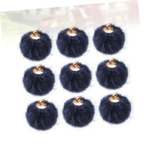 Pompons pour bijoux créatifs et accessoires de boucles d'oreilles rose diy - 5