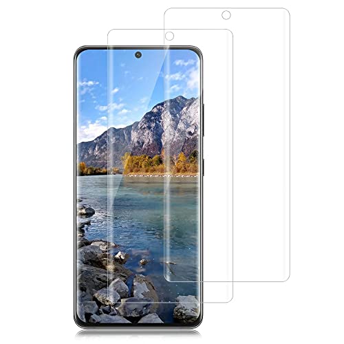 2 Stück für Panzerglas für Samsung Galaxy S21 ultra 5G,9H Härte Anti-öl Schutzfolie, 2.5D Displayschutzfolie Ultra-klar Anti-blasenfrei Panzerfolie für Samsung S21 ultra Cover
