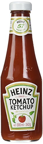 Heinz Tomato Ketchup Classic – Tomatenketchup in Glasflasche – 4 x 300 ml