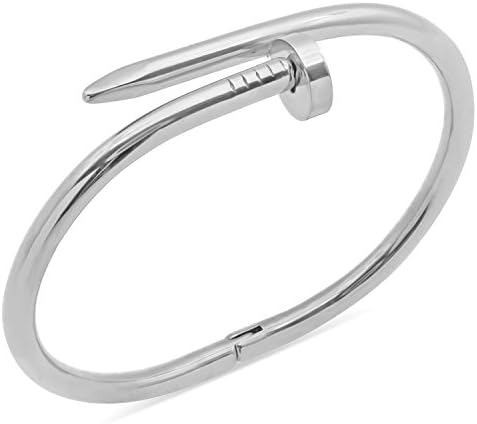 MYHEBI 18K Silver Gold Plated Women's Bangle Bracelet