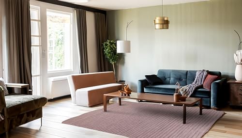 Rustic Tales Opulent, handgefertigter Wollteppich, 11,8 x 18,9 cm, ideal für Schlafzimmer,...