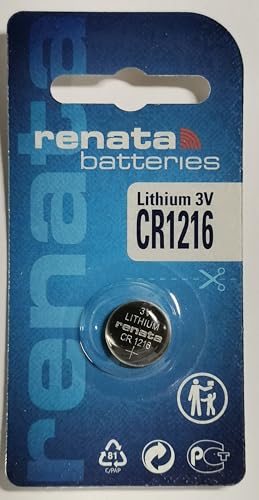 Batería de Moneda Lithium Renata CR1216 miniatura 2