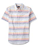 The Children's Place,Family Matching Short Sleeve Button Down Shirt, Dad and Son,Boys,Beach Stripe,X-Large