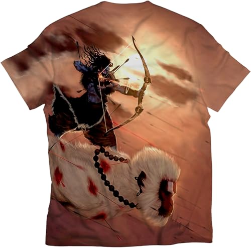 Image of STAND OUT All Over Printed Shiva, Krishna, Hanuman, Kali, Ram and Ravana, Ramayan, Bagavath Githa, Buddha Religious, Spiritual, Hindu Gods T-Shirts