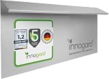 innogard 6027-001 - Recinto per lumache tipo 2 - Galvalume Alu-Zinc - Pannello laterale 25 x 0,05 cm, 1 pezzo - Lunghezza 0,5 m
