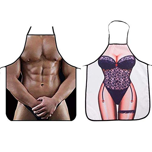 crazy bean Tablier De Cuisine Fantaisie - Pour Barbecue Creatif Sexy Original Cadeau Homme Anniversaire Cover