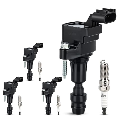 UF491 Ignition Coil Pack & 5019 Iridium Spark Plugs for Buick Chevy Pontiac