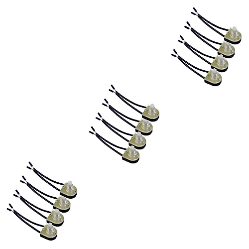 HOMSFOU 12pezzi Interruttore Rotazione Per Lampade Da Parete Facile Installazione Design Creativo e Materiali Durevoli Per Illuminazione Interna Ed Esterna