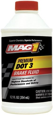 Mag1 122 Premium Dot 3 Brake Fluid - 12 Oz.
