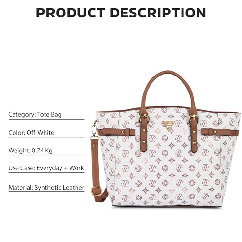 Image of Lavie Signature Women's LS Montreal Tote Bag for Women | Tote Handbag for Work | Ladies purse | Stylish Shoulder Bag | Gift for Women
