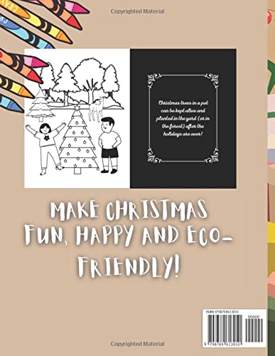 My Eco-Friendly Christmas | Coloring Book For Kids 8-12: Perfect For Advent Time Holiday Fun! Colouring Pages With Tips For Zero Waste Sustainable Lifestyle image 3