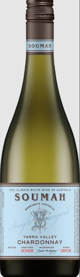 Soumah of the Yarra Valley, Hexham Chardonnay, WHITE WINE, (Case of 6x75cl) Australia/Yarra Valley