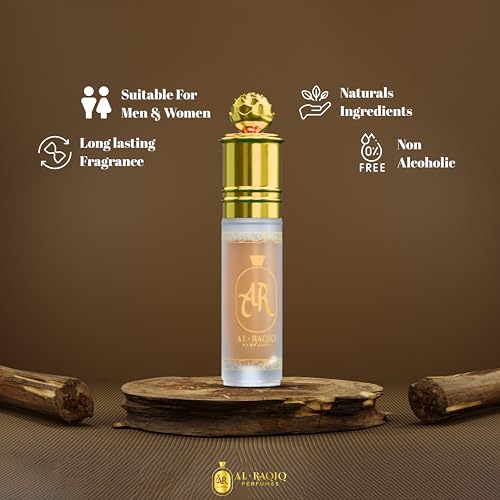 Image of Black Oud Attar, Woody & Musky Fragrance Unisex Non-Alcoholic Long Lasting Attar for Men & Women - 6Ml