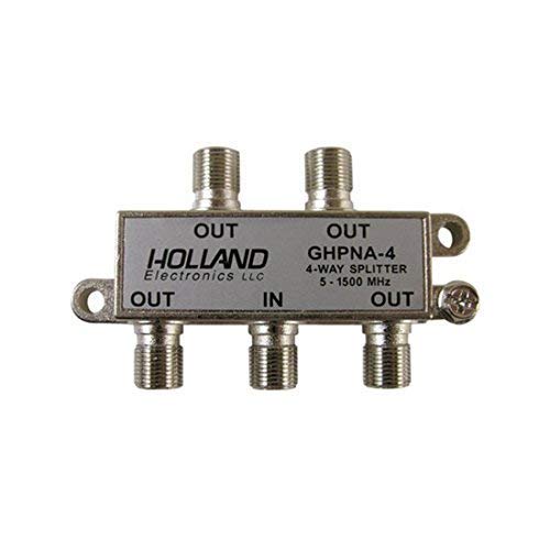 Holland 4 Way Broadband Splitter For Iptv & U-Verse Homepna 3.1 Tested & Certified #TOP5