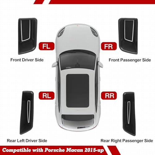 Organizador de Puerta para Porsche Macan miniatura 6