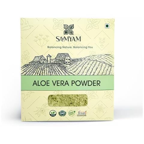 SAMYAM Aloe Vera Powder for Skin and Health Cover
