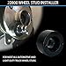 SEEBOO Wheel Stud Installer，22800 Wheel Stud Installer Tool Compatible with Most All Automotive and Light-Duty Truck Wheel Studs 2Pack