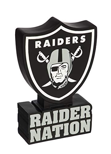 Team Sports America NFL Oakland Raiders Fun Colorful Mascot Statue 12 Inches Tall