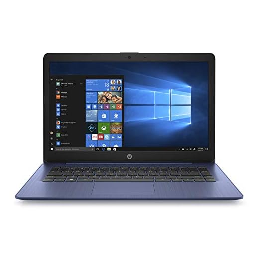 HP 14-ds0006nl Stream Notebook, AMD Dual-Core A4-9120e, RAM 4 GB DDR4, eMMC 64 GB, Windows 10 Home S, Schermo 14" HD SVA Antiriflesso, Office 365 Incluso 1 Anno, USB, HDMI, RJ45, Webcam, Blu