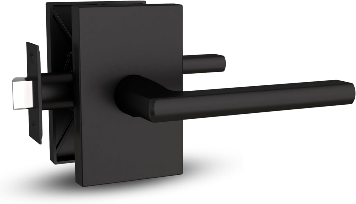Mega Handles - Glamor Passage I Lever Door Lock Handle Set For Hallway Closet And Bathroom I Keyless Door Lock I Heavy Duty I Fits All Standard Door 795847816050