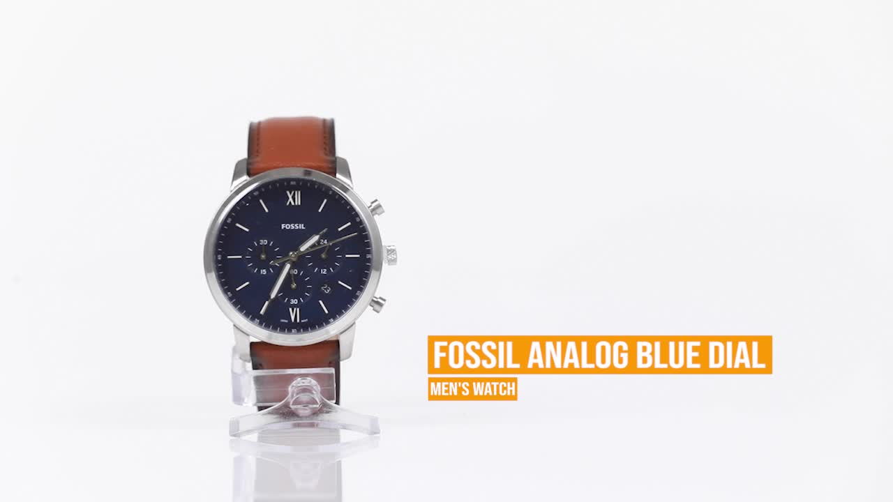 Buy Fossil Analog Blue Dial Men's Watch 