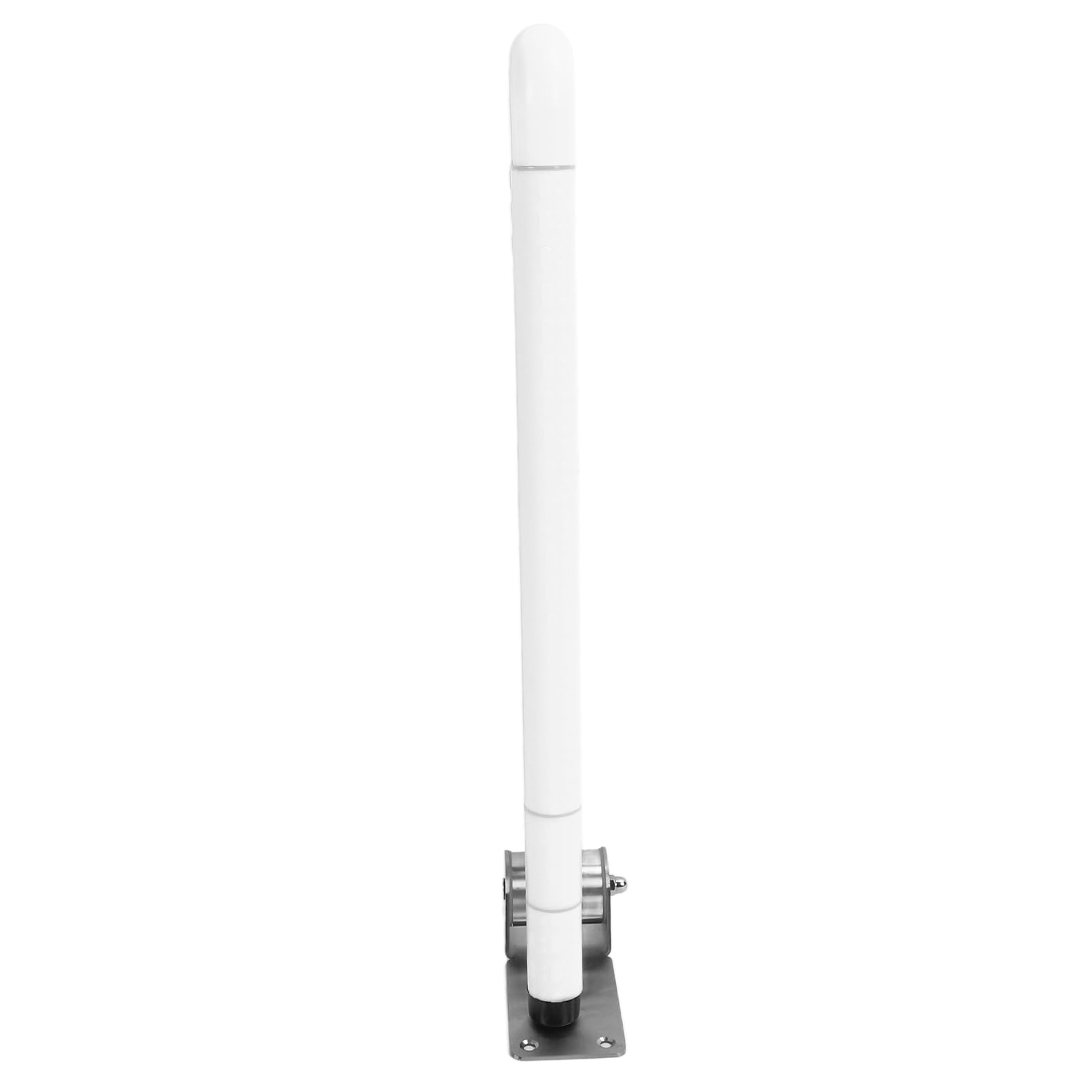 Naroote Składana Poręcz Toaletowa, Wspornik ze Stali Nierdzewnej (WHITE)
