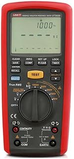 UNI-T UT505A/UT505B True RMS Handheld Insulation Resistance Tester Display Count 6000 Insulation Resistance, PI, DAR CE RoHS 600 CAT IV (UT505B)