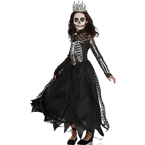 Disfraz Princesa No Muerta para Niñas con Vestido y Corona miniatura 1