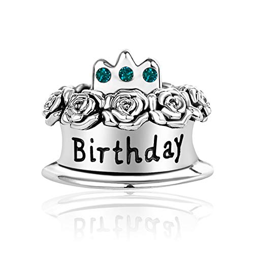 Charm de tarta de cumpleaños para regalar a una nieta en su gran día