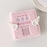 シール帳 透明 バインダー クリア シール手帳 透明シール帳 (ピンク)