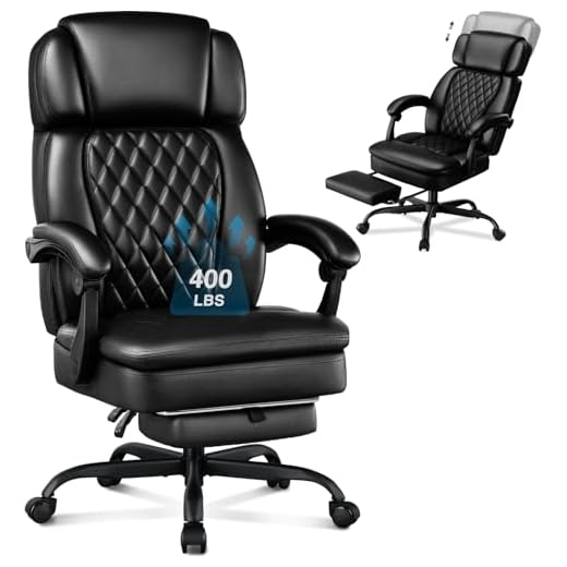 ErgoSync Executive Office Chair (400 lb Capacity)