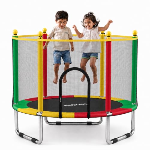 KOSTEN SPORTS 55 Inch Kids Trampoline with Safety Net - Image 2