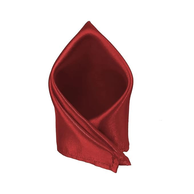 Solid Plain Color Satin Pocket Squares for Men – Nice Quality, Soft & Durable Fabric, Elegant Colors, Perfect for Weddings, Office Wear, Parties & Gift Options-image-17