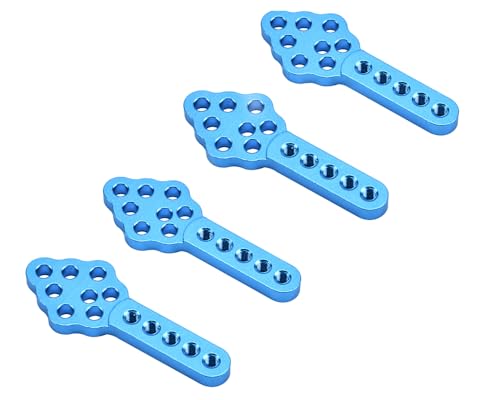 Suporte de amortecedor de carro RC de metal CNC ajustável e ângulo de altura para carro axial SCX10