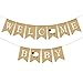 Lamb Baby Shower Decorations, Welcome Baby Burlap Banner,Oh Baby Sheep Themed Baby Shower Party, Little Lamb DÃ©cor Party Supplies
