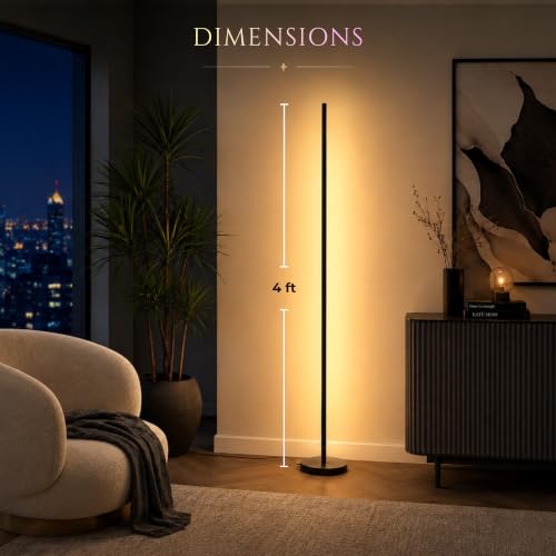 Image of Apex HDMI Sync TV Floor Lamp, RGBIC Smart Floor Lamp with TV Screen Color Sync, Music Sync, App Control, Compatible with Apex HDMI Sync Box 2.0, 1-Year Warranty, for Gaming Room & Home Theater