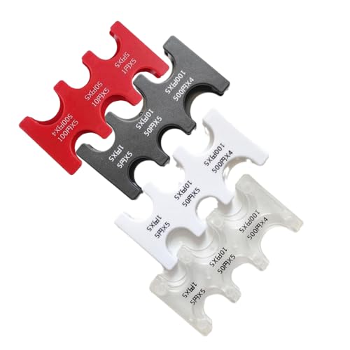 Yimaneili 4Pcs Japanese Yen Coin Holder，Portable Coin Dispenser with 6 Slots Rectangle Plastic Coins Sorter Collection Wallet for Travel Car Coins Storage